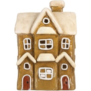 Maison Décorative Clayre & Eef 23x15x33 cm Braun-Beige