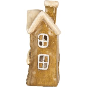 Maison Décorative Clayre & Eef 23x15x33 cm Braun-Beige