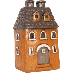 Clayre & Eef 6MG0126 Déco Maison 23x17x37 cm Orange Gris