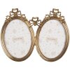 Clayre & Eef 2F1290 Cadre Photo Doré 21x2x16 cm / 9x13 cm (2)