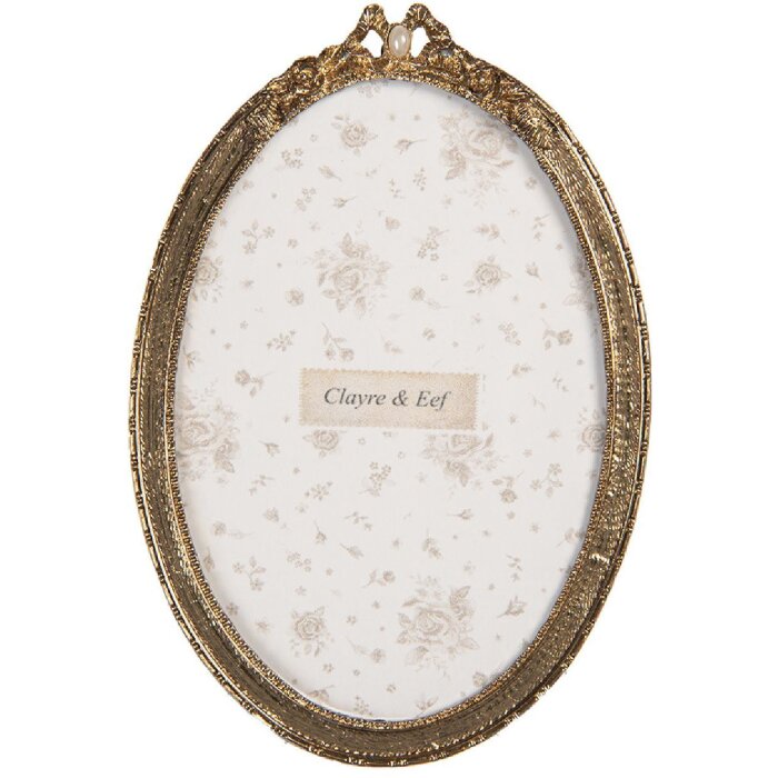 Clayre & Eef 2F1291 Cadre Photo Or 10x14 cm