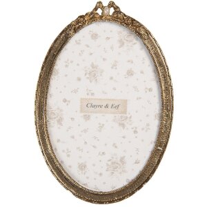 Clayre & Eef 2F1291 Cadre Photo Or 10x14 cm