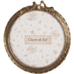 Clayre & Eef 2F1292 Cadre Photo Doré 10x1x11 cm