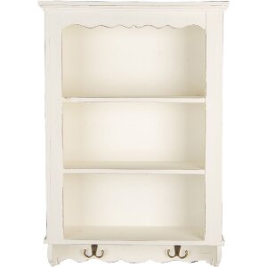 Clayre & Eef 5H0742 Armoire Murale Blanche 45x16x67 cm