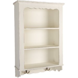 Clayre & Eef 5H0742 Armoire Murale Blanche 45x16x67 cm