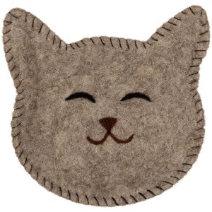 Clayre & Eef 66301 Coupe en feutre Chien 15x16x4 cm