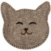 Clayre & Eef 66301 Coupe en feutre Chien 15x16x4 cm