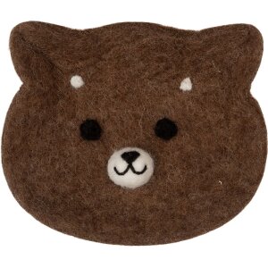 Clayre & Eef 66302 Coupe en feutre Ours 15x13x3 cm...