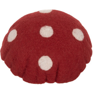 Champignon en feutre Clayre & Eef 66304 12x12x15 cm