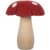 Champignon en feutre Clayre & Eef 66304 12x12x15 cm