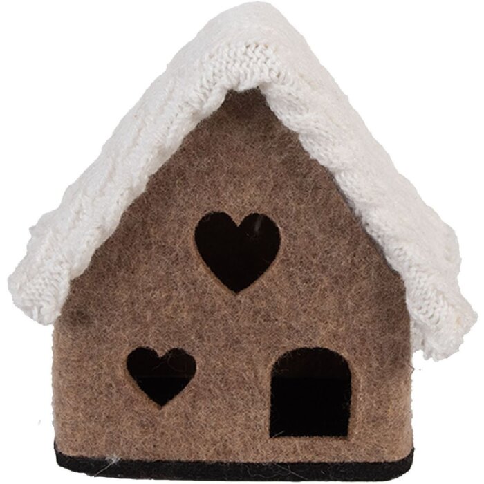 Clayre & Eef Maison en feutre 13x10x13 cm