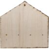 Clayre & Eef 66307 Patère Maisons en Feutre 40x13x40 cm