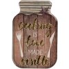 Clayre & Eef 66364 Aimant Décoratif 5x1x8 cm Braun-Gold