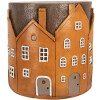 Table de plante Clayre & Eef 6MG0128 Ø 39x39 cm Orange Gris