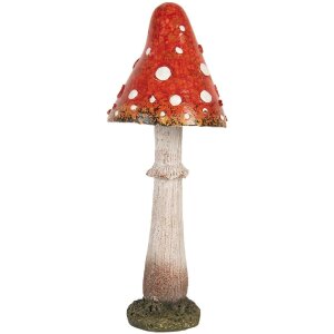 Champignon Décoratif Clayre & Eef Rouge et...