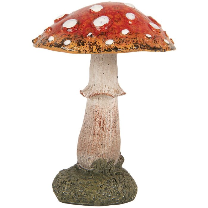 Clayre & Eef 6PR5743 Décoration Champignon 9x12 cm