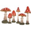 Clayre & Eef 6PR5743 Décoration Champignon 9x12 cm