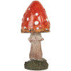 Clayre & Eef 6PR5745 Champignon décoratif rouge blanc Ø4x8 cm polyresin