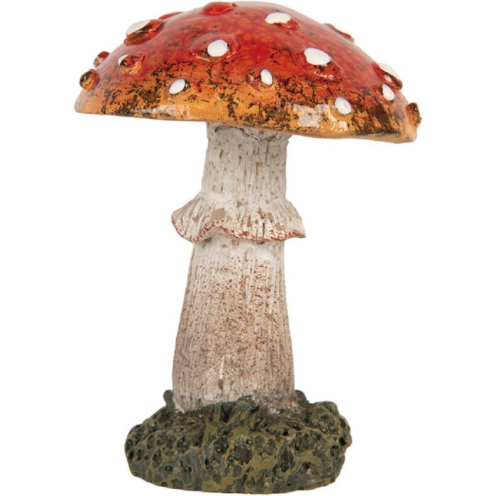 Clayre & Eef 6PR5746 Champignon Décoratif Rouge & Blanc