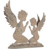 Ange Décoratif Clayre & Eef 33x8x32 cm Gris-Beige
