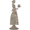 Clayre & Eef Bougeoir Femme 15x10x37 cm