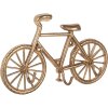 Clayre & Eef 6Y5892 Porte-manteau mural doré 19x4x12 cm