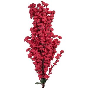Clayre & Eef Branche décorative avec fleurs 15x10x100 cm Rose