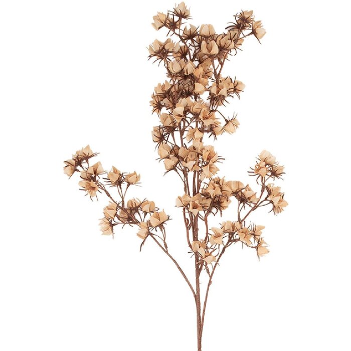 Clayre & Eef Fleur Artificielle Rose & Marron 10x10x86 cm