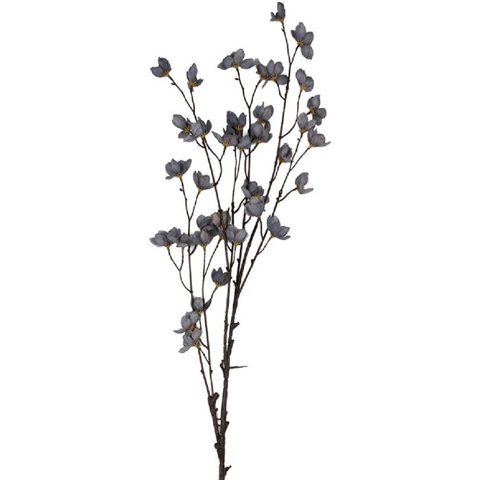 Clayre & Eef Fleur Artificielle 8x8x110 cm Bleu & Marron
