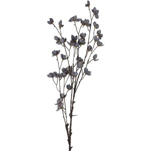 Clayre & Eef Fleur Artificielle 8x8x110 cm Bleu & Marron