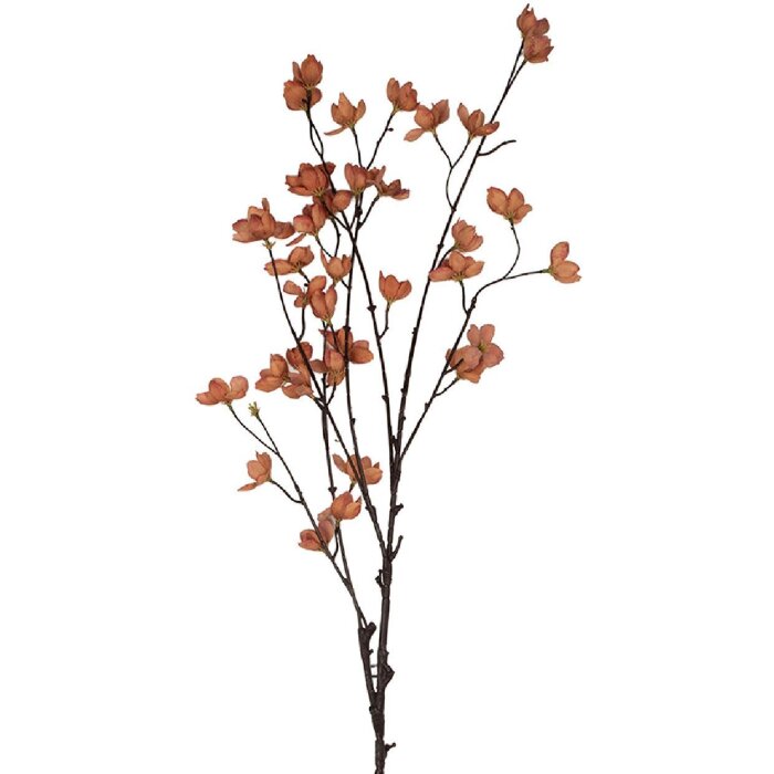 Clayre & Eef Fleur Artificielle Orange-Brun 110cm
