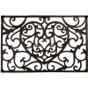 Clayre & Eef 5Y1290 Paillasson en Fer 59x39x2 cm Drausen Braun