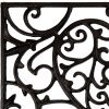 Clayre & Eef 5Y1290 Paillasson en Fer 59x39x2 cm Drausen Braun