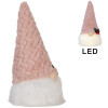 Clayre & Eef 66334 Nain Décoratif LED 10x10x25 cm Rose