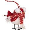 Clayre & Eef 66341 Décoration Oiseau 12x7x10 cm