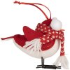 Clayre & Eef 66341 Décoration Oiseau 12x7x10 cm