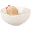 Clayre & Eef Bol de Service 18x17x12 cm 700 ml Blanc Rose