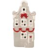 Clayre & Eef Décoration Maison LED 11x9x22 cm Gris et Blanc