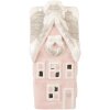 Clayre & Eef Maison LED Décoration 11x10x24 cm Rosa-Gris