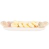 Clayre & Eef Saladier Céramique 31x10x5 cm Blanc Marron