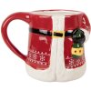 Clayre & Eef Mug Céramique Rouge et Blanc 450ml