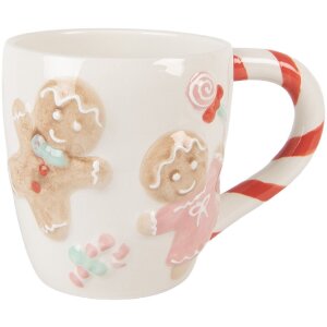 Clayre & Eef Mug Céramique 350ml 14x9x10cm