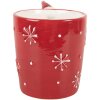 Clayre & Eef Mug Céramique 400ml Rouge 15x10x11cm