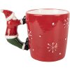 Clayre & Eef Mug Céramique 400ml Rouge 15x10x11cm