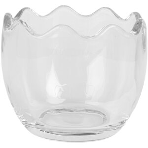 Clayre & Eef 6GL5201 Pot en Verre avec Couvercle 15x10x18 cm