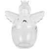Clayre & Eef 6GL5201 Pot en Verre avec Couvercle 15x10x18 cm