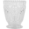 Clayre & Eef Bougeoir Verre Ø 9x10 cm