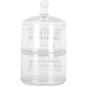 Clayre & Eef Pot en Verre avec Couvercle 17x30 cm