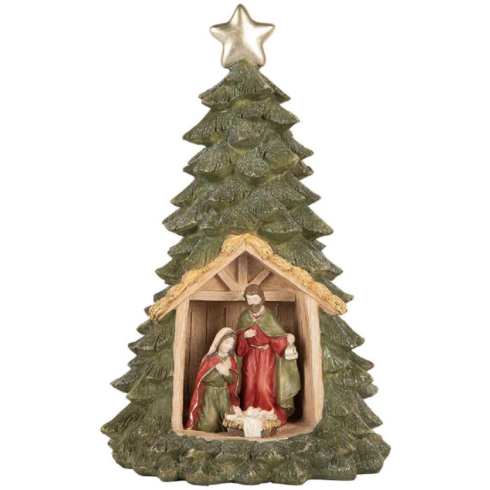 Clayre & Eef Sapin de Noël LED 15x24 cm