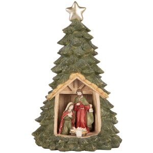 Clayre & Eef Sapin de Noël LED 15x24 cm
